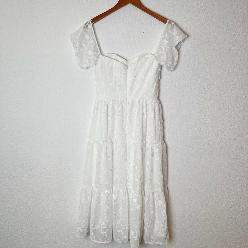 Dress the Population River Off-the-Shoulder Midi Dress - Picture 3 of 10